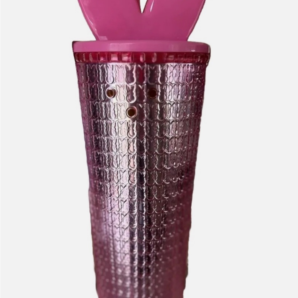 PEEPS PINK EASTER Double Wall Tumbler Cup Lid 24.5 FL OZ 725ML BPA Free